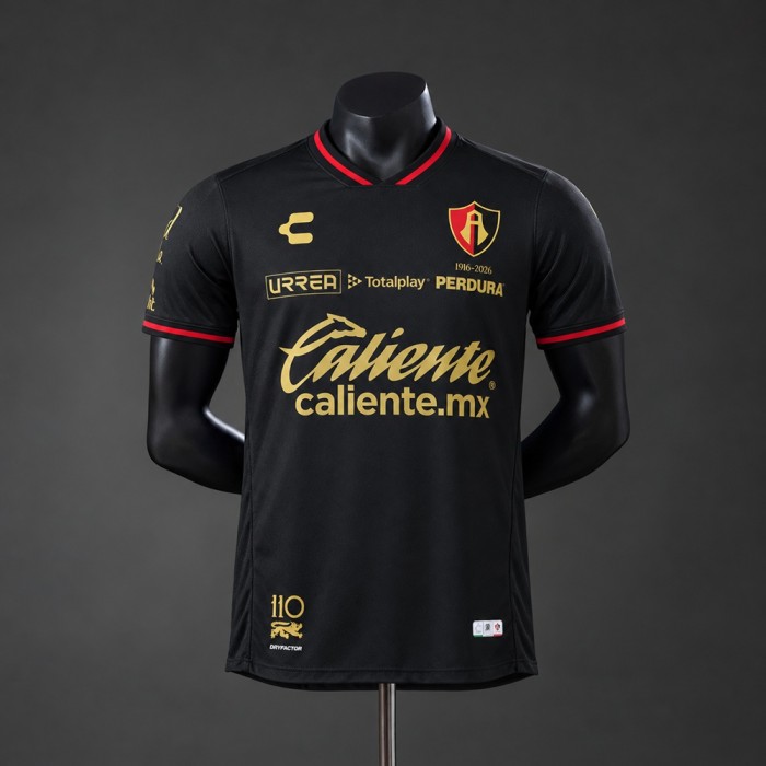 Player Version Atlas Jersey 2026-2027 Black Football Kit Soccer Shirt