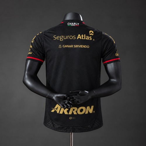Player Version Atlas Jersey 2026-2027 Black Football Kit Soccer Shirt