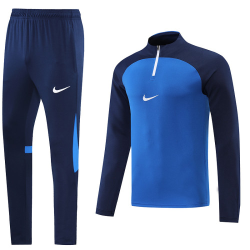 NB02 Royal Blue MEN 1/4 Zipper TrackSuit
