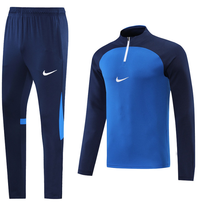 NB02 Royal Blue MEN 1/4 Zipper TrackSuit