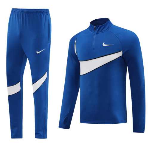 AB02 Royal Blue MEN 1/4 Zipper TrackSuit