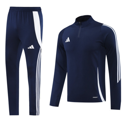 AB06 Navy Blue MEN 1/4 Zipper TrackSuit