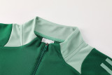 AB07 Green MEN 1/4 Zipper TrackSuit