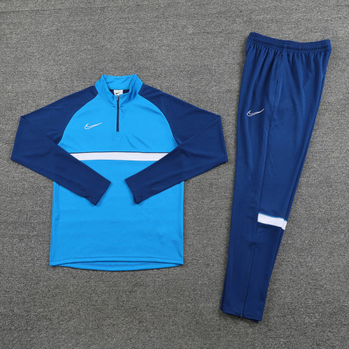 NB03 Lake Blue MEN 1/4 Zipper TrackSuit