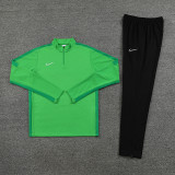 NB05 Green MEN 1/4 Zipper TrackSuit