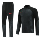 AB01 Red MEN 1/4 Zipper TrackSuit