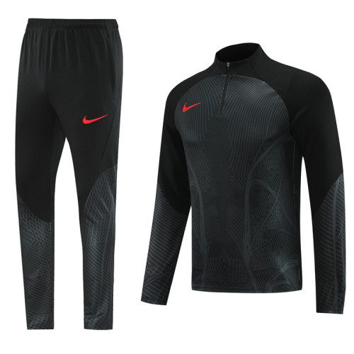 AB01 Red MEN 1/4 Zipper TrackSuit