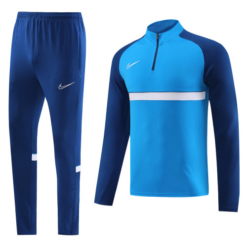 NB03 Lake Blue MEN 1/4 Zipper TrackSuit