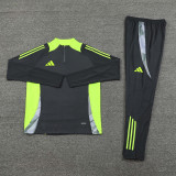 AB07 Dark Gray MEN 1/4 Zipper TrackSuit