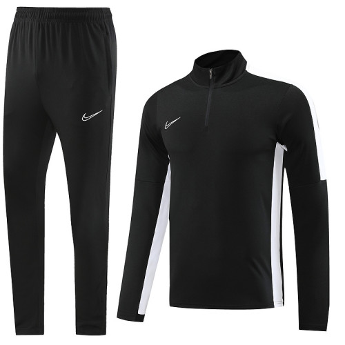NB05 Black MEN 1/4 Zipper TrackSuit