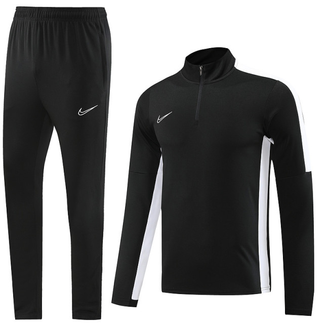 NB05 Black MEN 1/4 Zipper TrackSuit