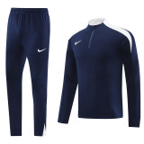 AB03 Royal Blue MEN 1/4 Zipper TrackSuit