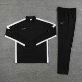 NB05 Black MEN 1/4 Zipper TrackSuit