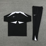 NB08 Black White MEN 1/4 Zipper TrackSuit