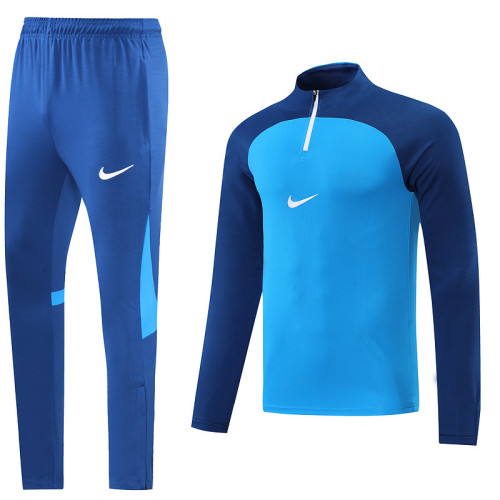 NB02 Azure MEN 1/4 Zipper TrackSuit