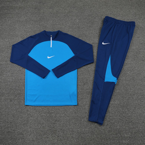 NB02 Azure MEN 1/4 Zipper TrackSuit