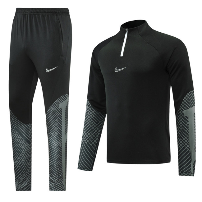 NB01 Black MEN 1/4 Zipper TrackSuit