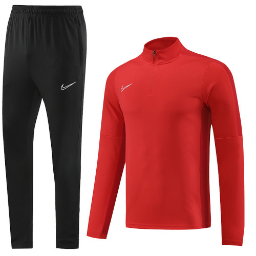 NB05 Red MEN 1/4 Zipper TrackSuit