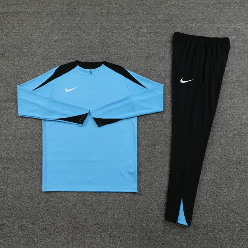 NB08 Sky Blue MEN 1/4 Zipper TrackSuit