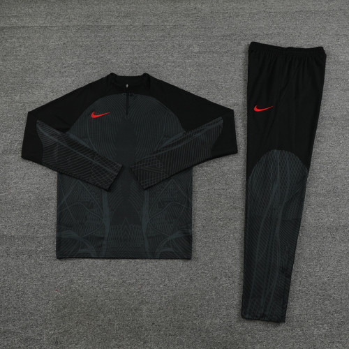 AB01 Red MEN 1/4 Zipper TrackSuit