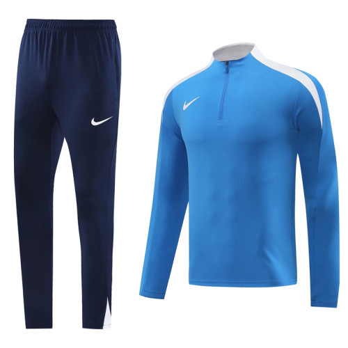 NB08 Royal Blue MEN 1/4 Zipper TrackSuit