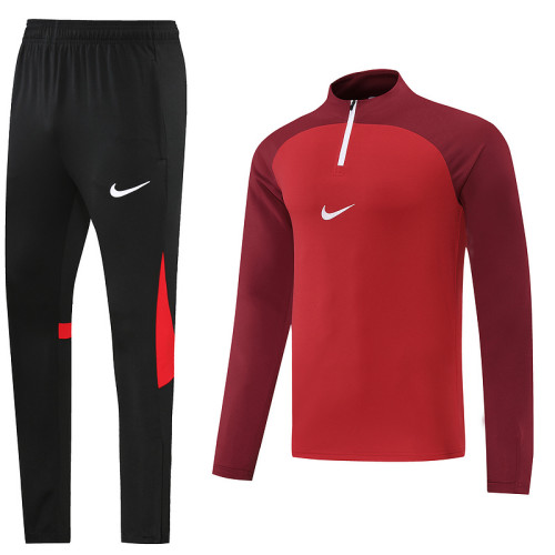 NB02 Bordeaux MEN 1/4 Zipper TrackSuit