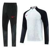 AB01 Navy Blue MEN 1/4 Zipper TrackSuit