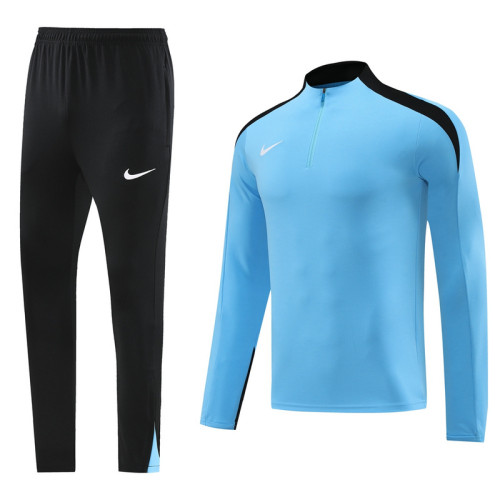 NB08 Sky Blue MEN 1/4 Zipper TrackSuit