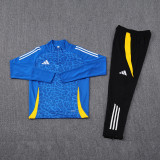 AB08 Royal Blue MEN 1/4 Zipper TrackSuit
