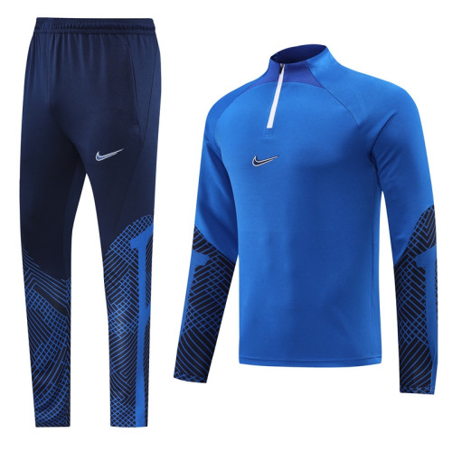 NB01 Royal Blue MEN 1/4 Zipper TrackSuit