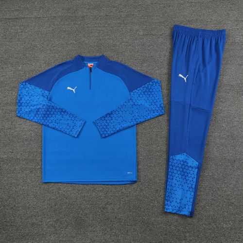 PB01 Royal Blue MEN 1/4 Zipper TrackSuit