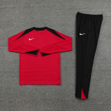 NB08 Red MEN 1/4 Zipper TrackSuit