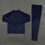 NB06 Navy Blue MEN 1/4 Zipper TrackSuit