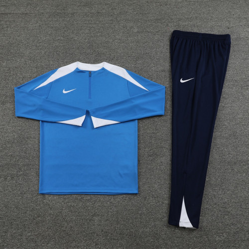 NB08 Royal Blue MEN 1/4 Zipper TrackSuit