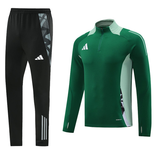 AB07 Green MEN 1/4 Zipper TrackSuit