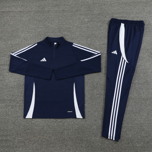 AB06 Navy Blue MEN 1/4 Zipper TrackSuit