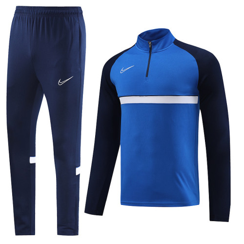 NB03 Royal Blue MEN 1/4 Zipper TrackSuit