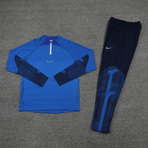 NB01 Royal Blue MEN 1/4 Zipper TrackSuit