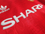 1991/92 Manchester United Home Retro Jersey