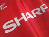 1994∕96 Manchester United Home Retro Jersey