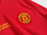 2007∕08 Manchester United Home LongSleeve Jersey  UCL Finals