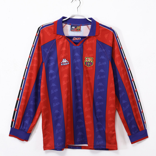 1995∕97Barcelona Home Retro LongSleeve Jersey