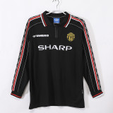 1998∕99 Manchester United Black LongSleeve Jersey