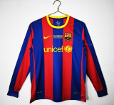 2010∕11Barcelona Home Retro LongSleeve Jersey