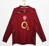 2005∕06 Arsenal Home Retro LongSleeve Jersey