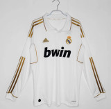 2011∕12 Real Madrid Home Retro LongSleeve Jersey