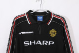 1998∕99 Manchester United Black LongSleeve Jersey