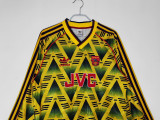 1991∕93 Arsenal Away Retro LongSleeve Jersey