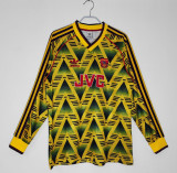 1991∕93 Arsenal Away Retro LongSleeve Jersey