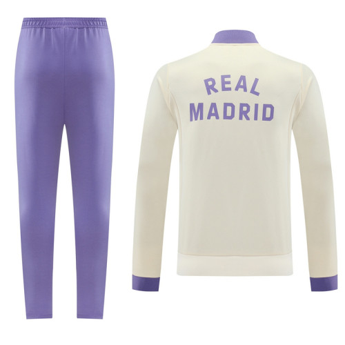 24 Real Madrid 09 Beige Jacket Suit